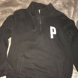 VS PINK half zip pullover